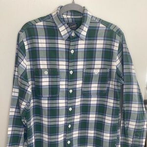 J.Crew Sportsmen’s Outfitter Cotton Green Plaid M
